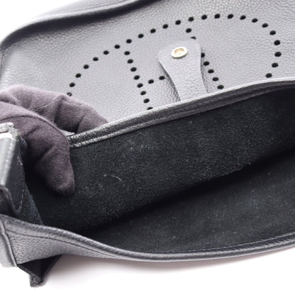 エヴリン 3 トロワ GM ショルダーバッグ トリヨンクレマンス ブラック シルバー金具 □N刻印 エルメス バッグ HERMES