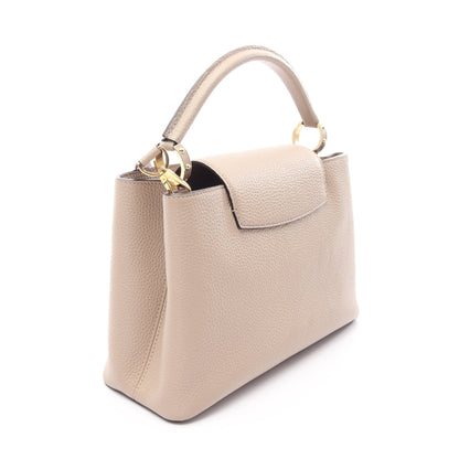 カプシーヌMM ガレ 2WAY ハンドバッグ トリヨンレザー ベージュ ルイヴィトン バッグ LOUIS VUITTON