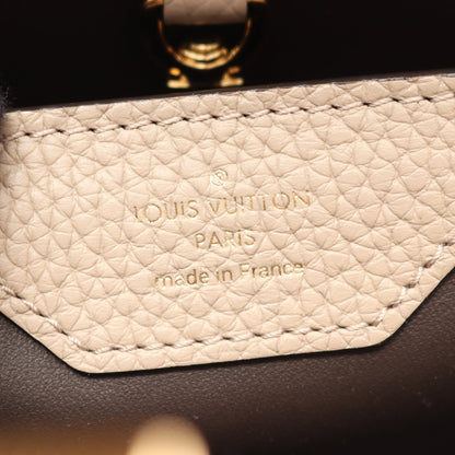 カプシーヌMM ガレ 2WAY ハンドバッグ トリヨンレザー ベージュ ルイヴィトン バッグ LOUIS VUITTON