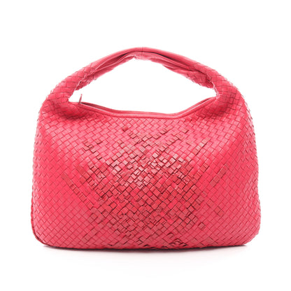 イントレチャート ホーボー ハンドバッグ レザー ピンクパープル レッド ボッテガヴェネタ バッグ BOTTEGA VENETA