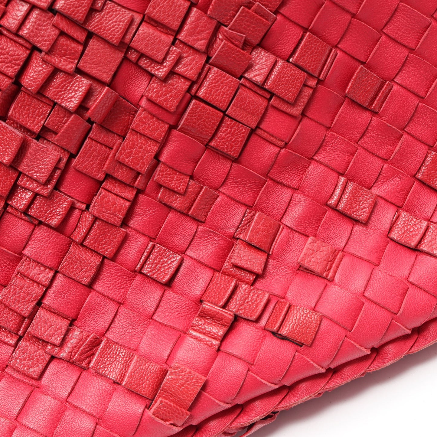 イントレチャート ホーボー ハンドバッグ レザー ピンクパープル レッド ボッテガヴェネタ バッグ BOTTEGA VENETA