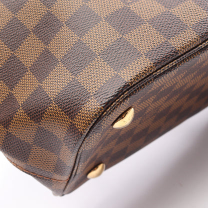 ベルモント ダミエエベヌ 2WAY ハンドバッグ トートバッグ PVC レザー ブラウン ルイヴィトン バッグ LOUIS VUITTON