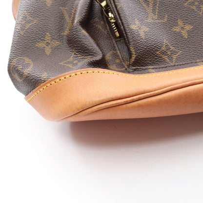 モンスリMM モノグラム バックパック リュックサック PVC レザー ブラウン ルイヴィトン バッグ LOUIS VUITTON