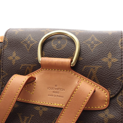 モンスリMM モノグラム バックパック リュックサック PVC レザー ブラウン ルイヴィトン バッグ LOUIS VUITTON