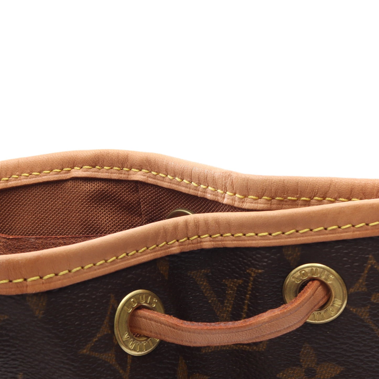 モンスリMM モノグラム バックパック リュックサック PVC レザー ブラウン ルイヴィトン バッグ LOUIS VUITTON