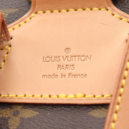 モンスリMM モノグラム バックパック リュックサック PVC レザー ブラウン ルイヴィトン バッグ LOUIS VUITTON