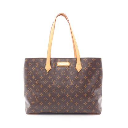 ウィルシャーMM モノグラム ショルダーバッグ トートバッグ PVC レザー ブラウン ルイヴィトン バッグ LOUIS VUITTON