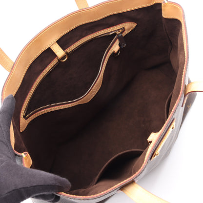 ウィルシャーMM モノグラム ショルダーバッグ トートバッグ PVC レザー ブラウン ルイヴィトン バッグ LOUIS VUITTON