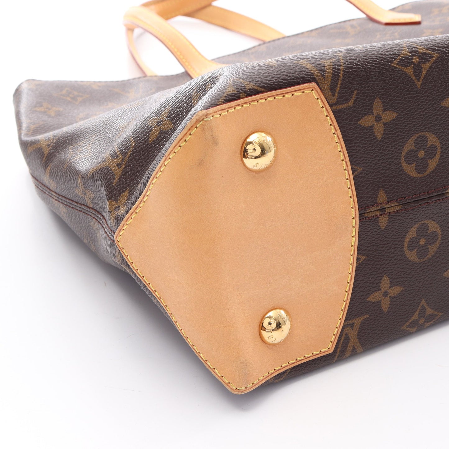 ウィルシャーMM モノグラム ショルダーバッグ トートバッグ PVC レザー ブラウン ルイヴィトン バッグ LOUIS VUITTON