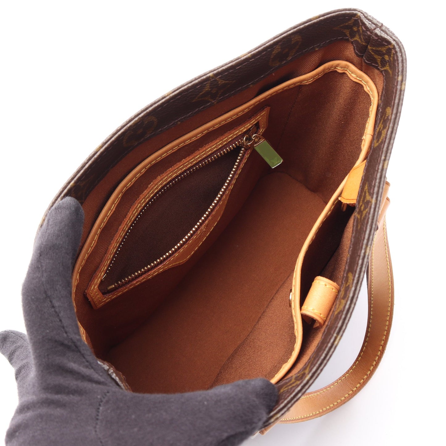 ヴァヴァンPM モノグラム ハンドバッグ PVC レザー ブラウン ルイヴィトン バッグ LOUIS VUITTON
