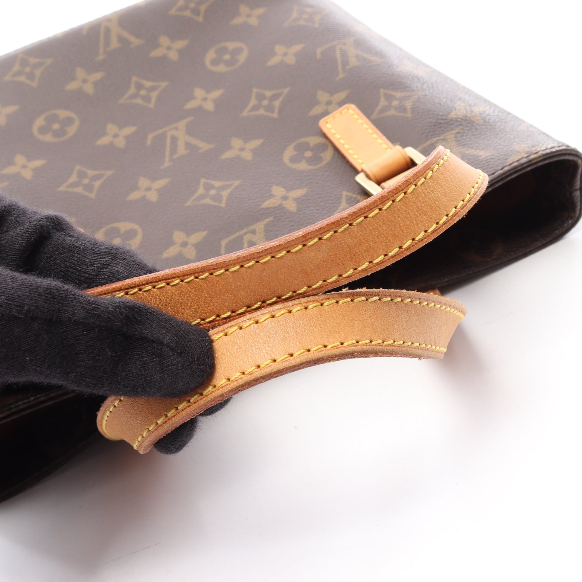 ヴァヴァンPM モノグラム ハンドバッグ PVC レザー ブラウン ルイヴィトン バッグ LOUIS VUITTON