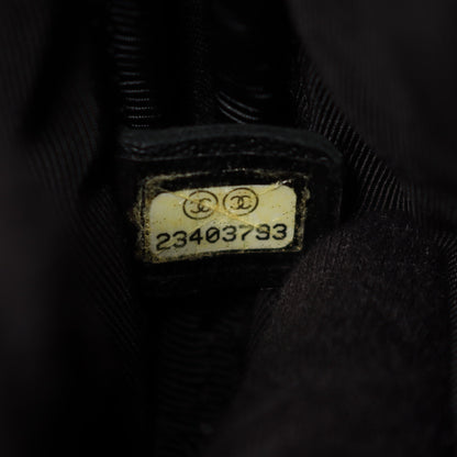 ガールシャネル チェーンショルダーバッグ ラムスキン ネイビー ブラック シルバー金具 シャネル バッグ CHANEL