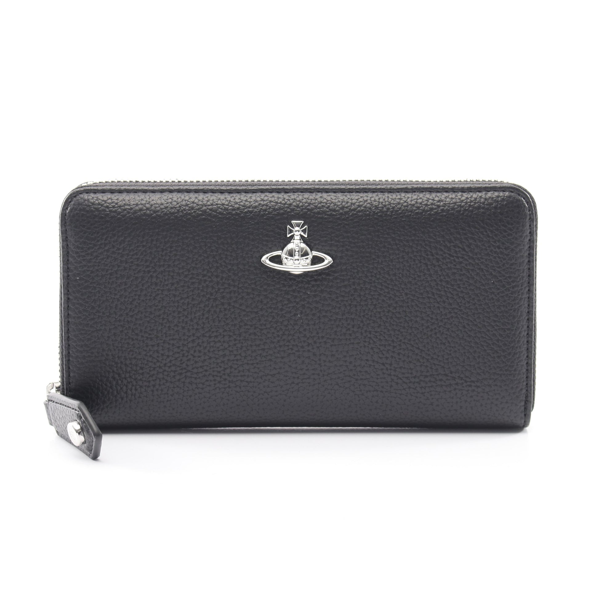 CLASSIC ZIP ROUND WALLET オーブ ラウンドファスナー長財布 フェイクレザー ブラック ヴィヴィアンウエストウッド 財布・小物 Vivienne Westwood