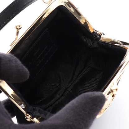 Mini Granny 2WAY ハンドバッグ キャンバス ブラック ヴィヴィアンウエストウッド バッグ Vivienne Westwood