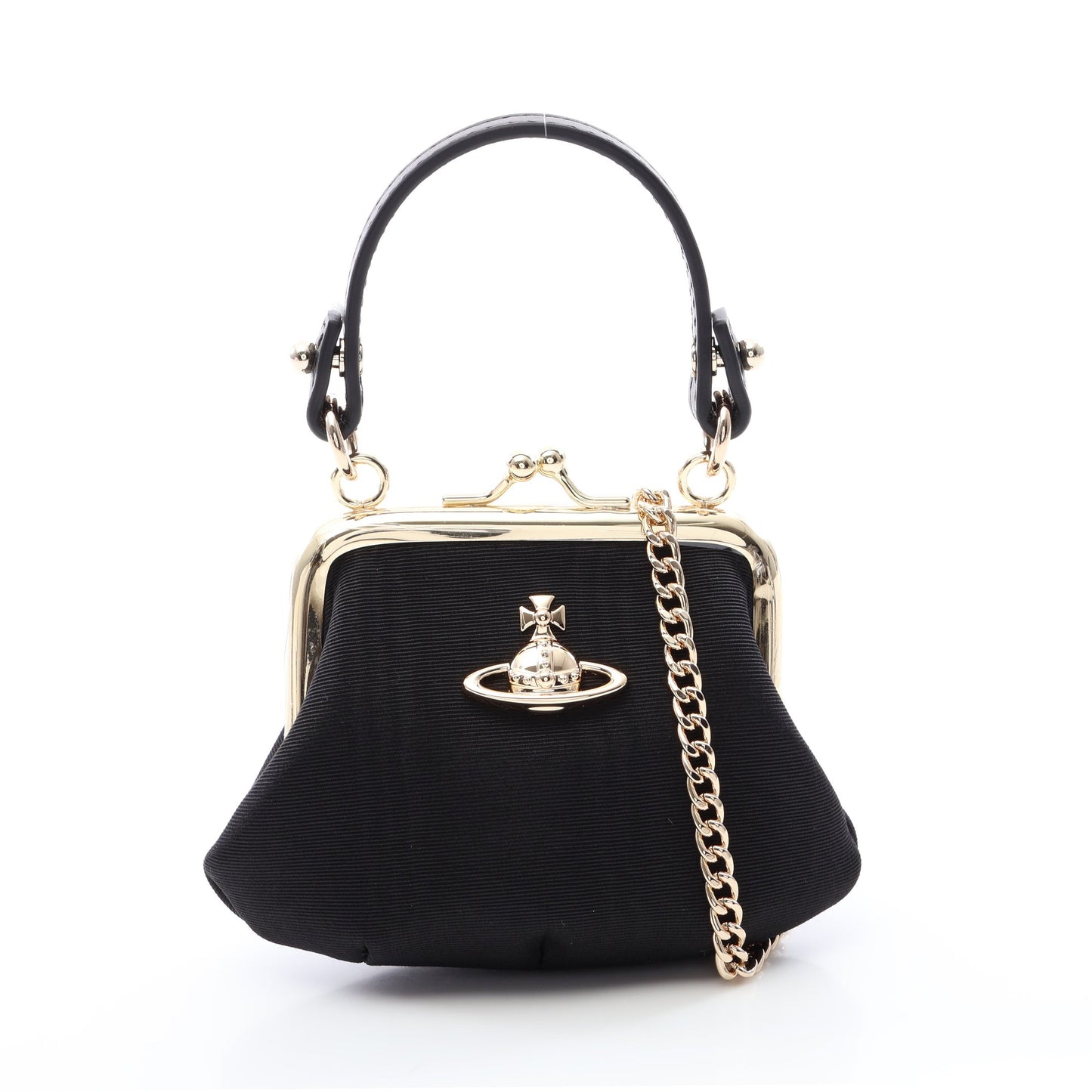 Mini Granny 2WAY ハンドバッグ キャンバス ブラック ヴィヴィアンウエストウッド バッグ Vivienne Westwood