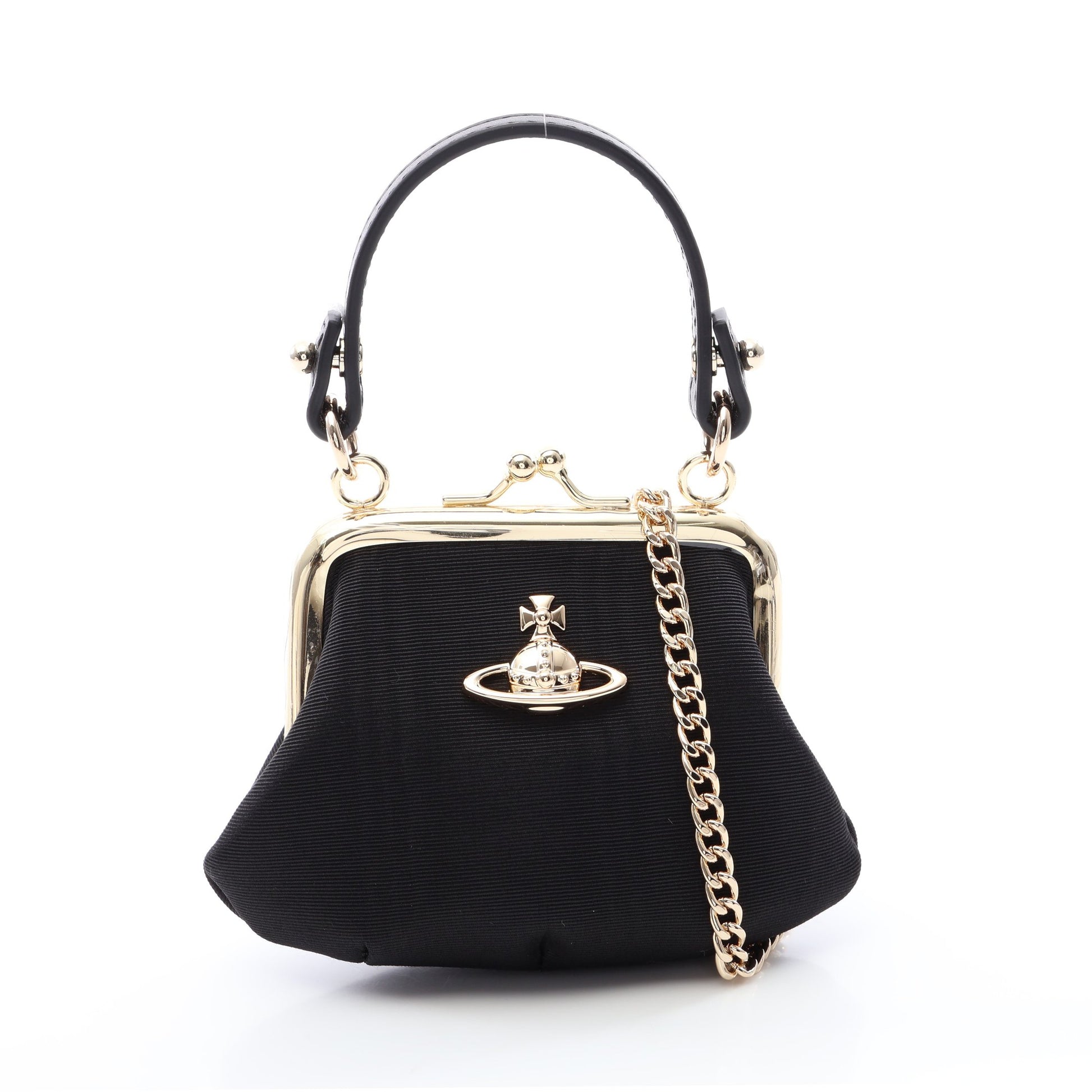 Mini Granny 2WAY ハンドバッグ キャンバス ブラック ヴィヴィアンウエストウッド バッグ Vivienne Westwood