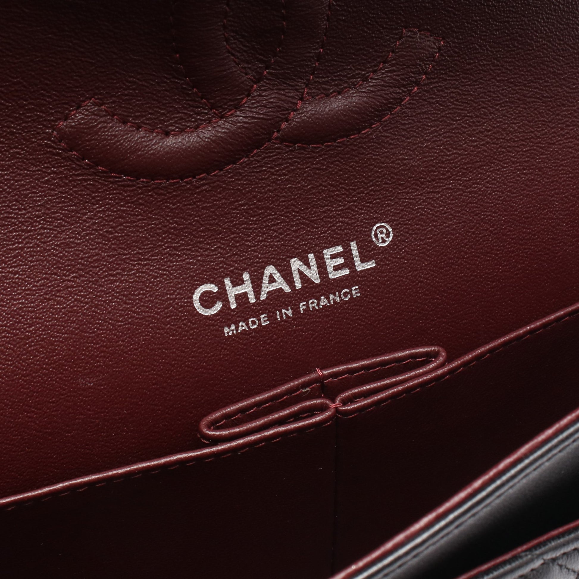 マトラッセ チェーンショルダーバッグ ラムスキン ブラック シルバー金具 シャネル バッグ CHANEL