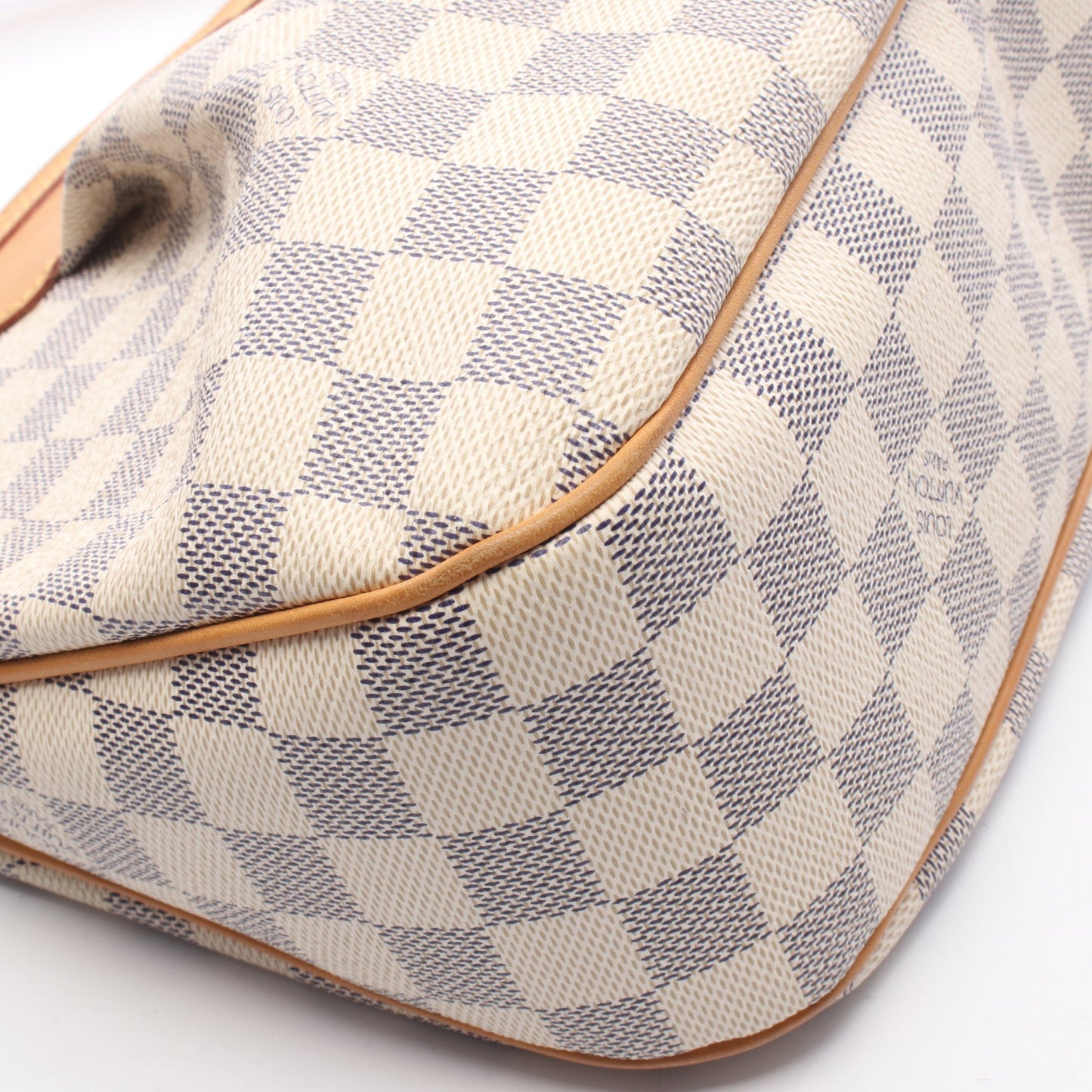 シラクーサPM ダミエアズール ショルダーバッグ PVC レザー ホワイト ルイヴィトン バッグ LOUIS VUITTON