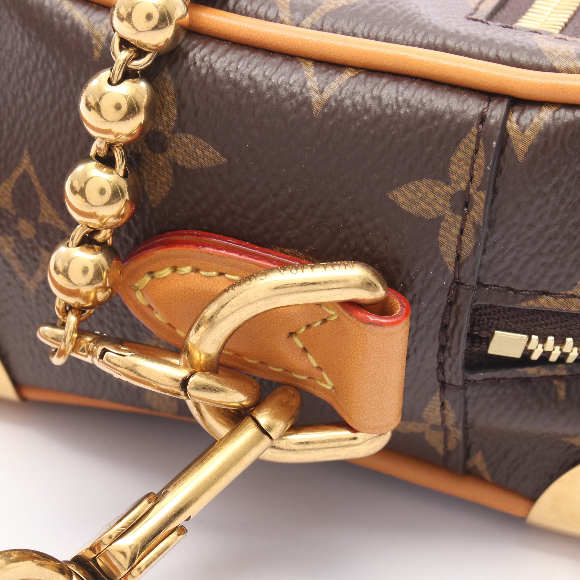 ミニソフトトランク モノグラムアーカイヴ ショルダーバッグ PVC レザー ブラウン ルイヴィトン バッグ LOUIS VUITTON