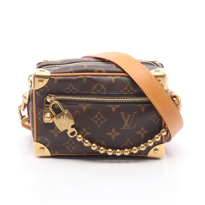 ミニソフトトランク モノグラムアーカイヴ ショルダーバッグ PVC レザー ブラウン ルイヴィトン バッグ LOUIS VUITTON