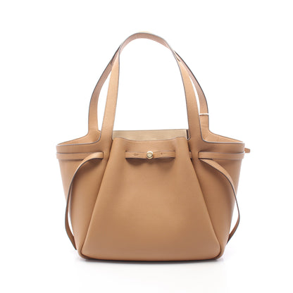 ロミー トート ショルダーバッグ トートバッグ レザー ライトブラウン トリーバーチ バッグ TORY BURCH