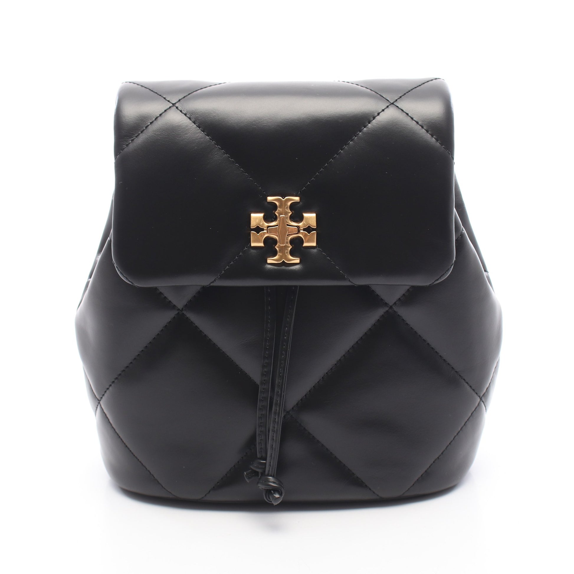 KIRA キラ ダイヤモンドキルト ミニバックパック リュックサック レザー ブラック トリーバーチ バッグ TORY BURCH