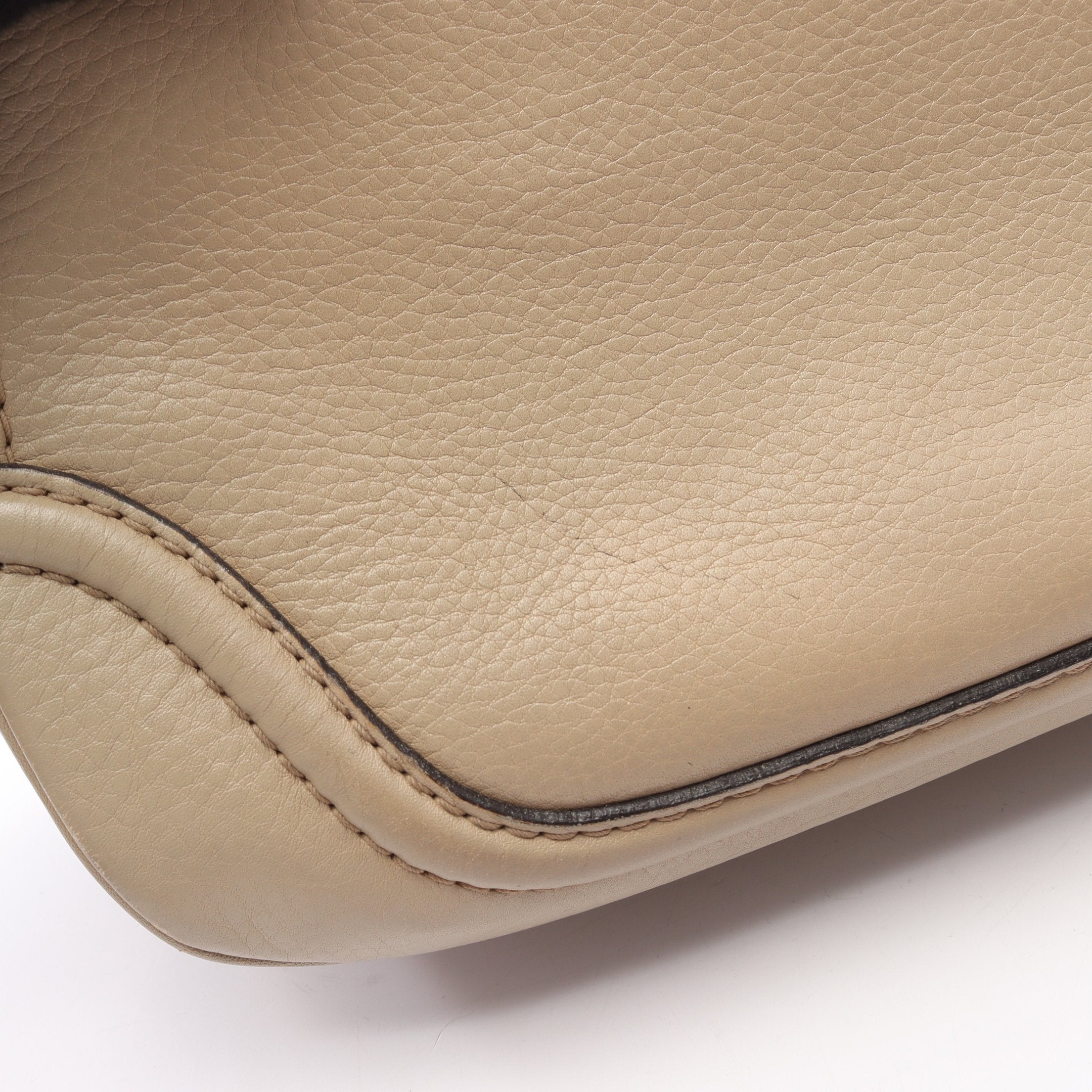 ニューバンブー 2WAY ハンドバッグ レザー ベージュ グッチ – RECLO