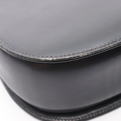オールドグッチ バンブー 2WAY ハンドバッグ レザー ネイビー グッチ