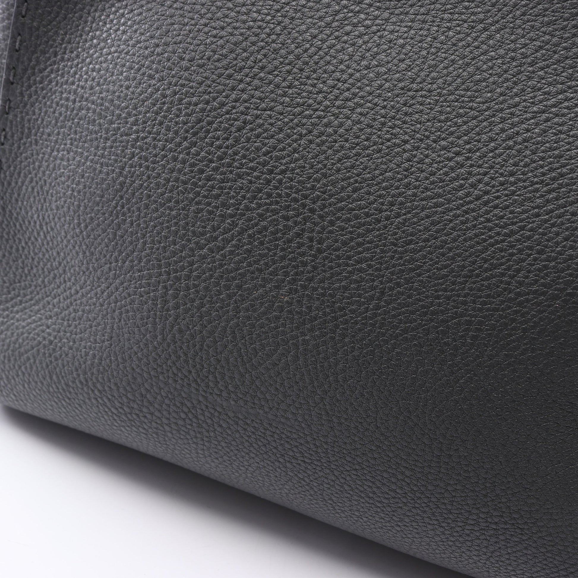 ピーカブー レギュラー セレリア 2WAY ハンドバッグ レザー ダークグレー フェンディ バッグ FENDI