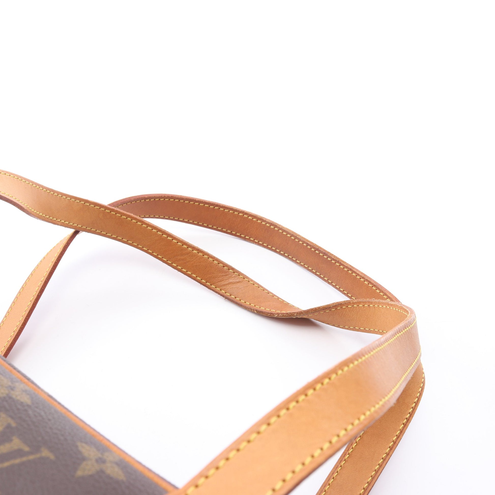 シテGM モノグラム ショルダーバッグ PVC レザー ブラウン ルイヴィトン バッグ LOUIS VUITTON