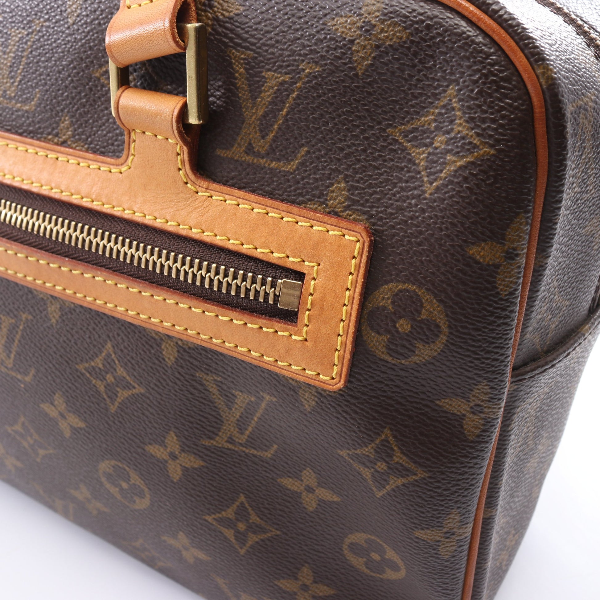 シテGM モノグラム ショルダーバッグ PVC レザー ブラウン ルイヴィトン バッグ LOUIS VUITTON