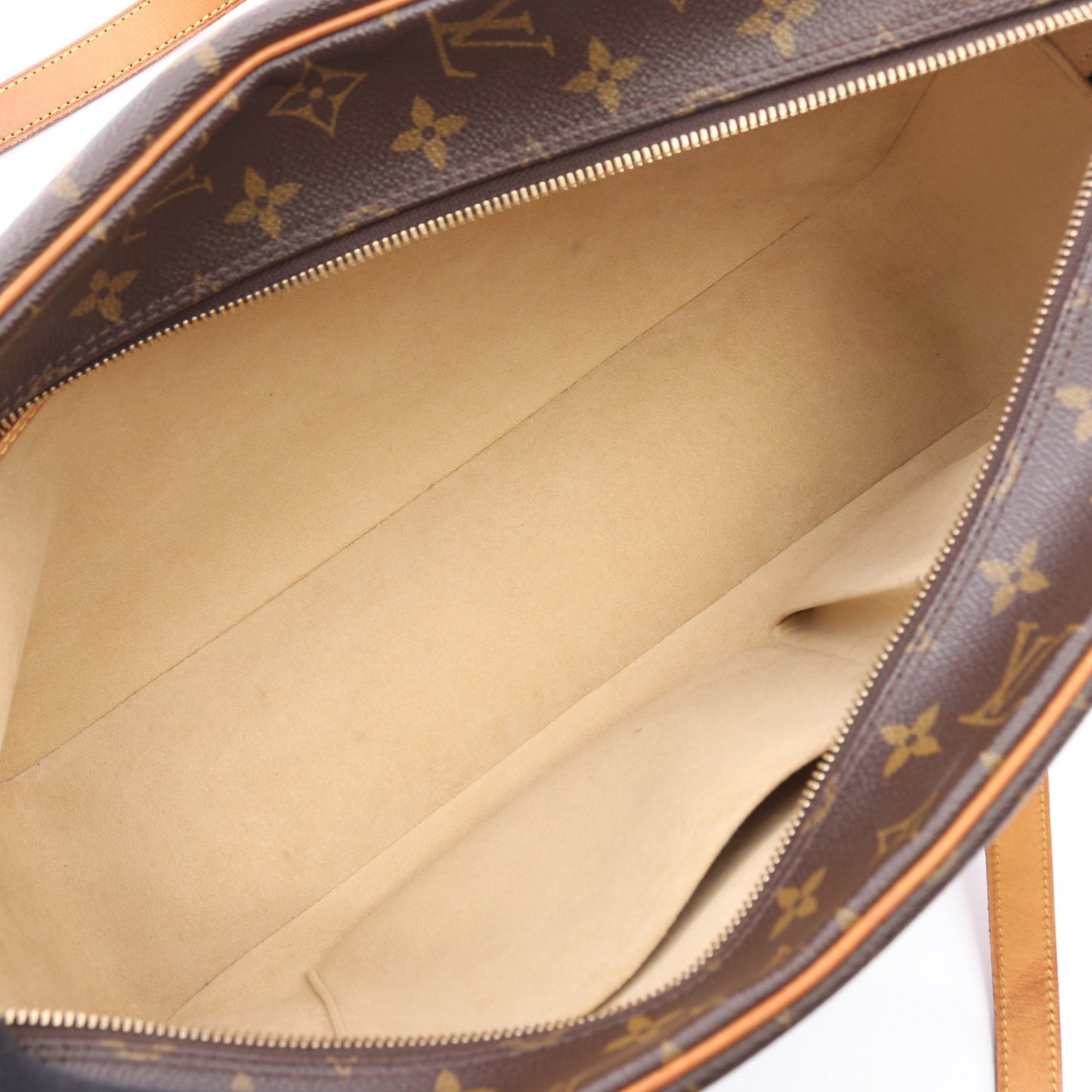 シテGM モノグラム ショルダーバッグ PVC レザー ブラウン ルイヴィトン バッグ LOUIS VUITTON