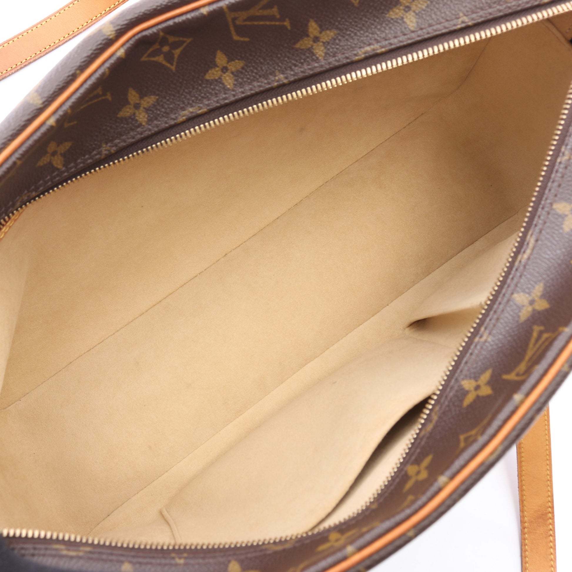 シテGM モノグラム ショルダーバッグ PVC レザー ブラウン ルイヴィトン バッグ LOUIS VUITTON