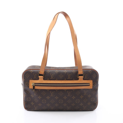 シテGM モノグラム ショルダーバッグ PVC レザー ブラウン ルイヴィトン バッグ LOUIS VUITTON