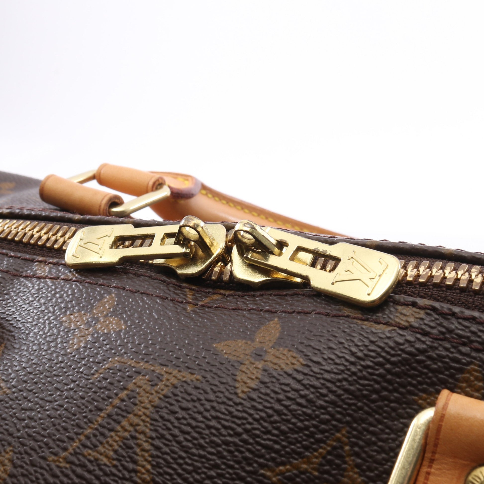 キーポル バンドリエール55 モノグラム 2WAY ボストンバッグ PVC レザー ブラウン ルイヴィトン バッグ LOUIS VUITTON