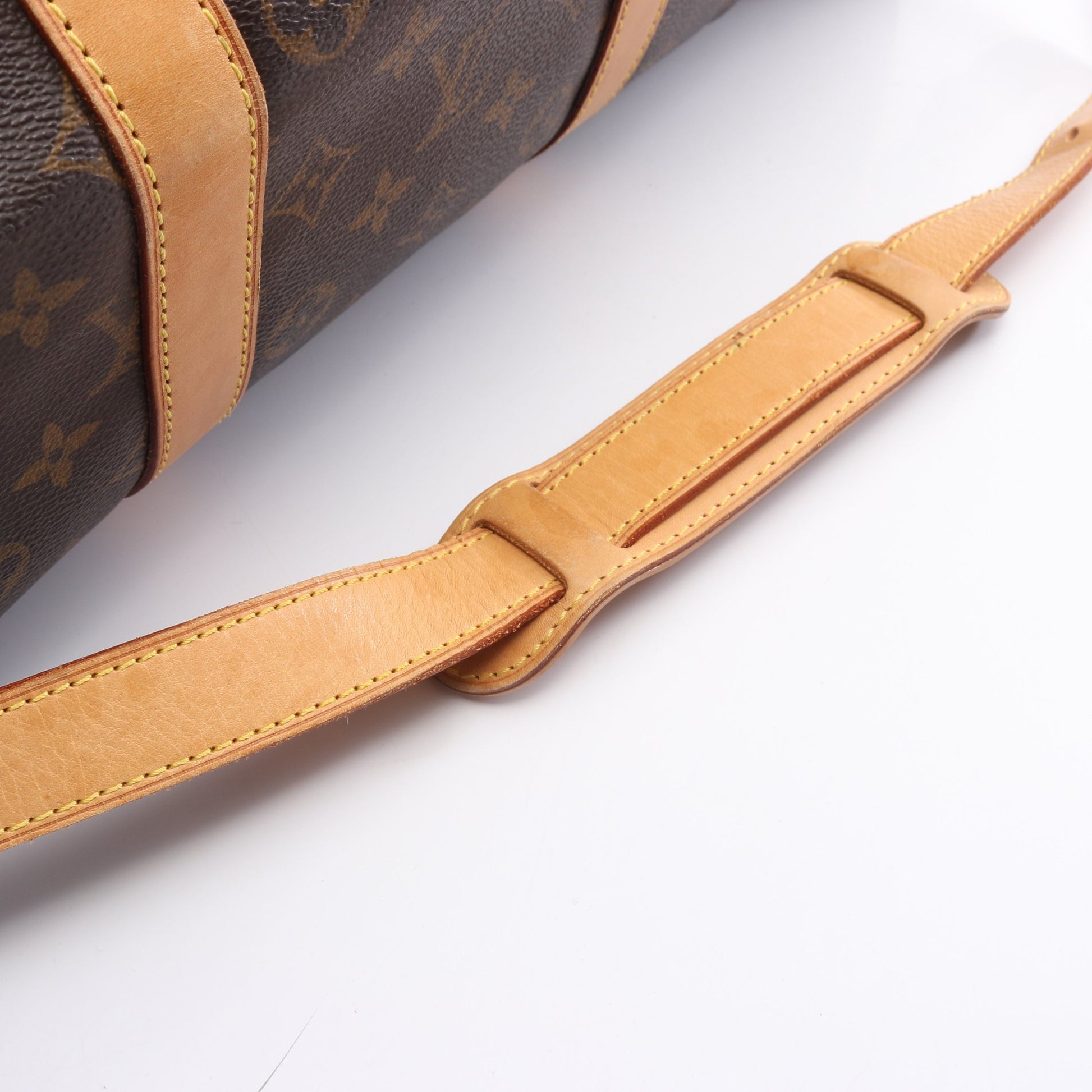 キーポル バンドリエール55 モノグラム 2WAY ボストンバッグ PVC レザー ブラウン ルイヴィトン バッグ LOUIS VUITTON