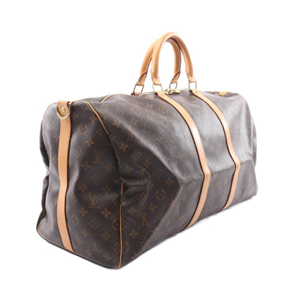 キーポル バンドリエール55 モノグラム 2WAY ボストンバッグ PVC レザー ブラウン ルイヴィトン バッグ LOUIS VUITTON
