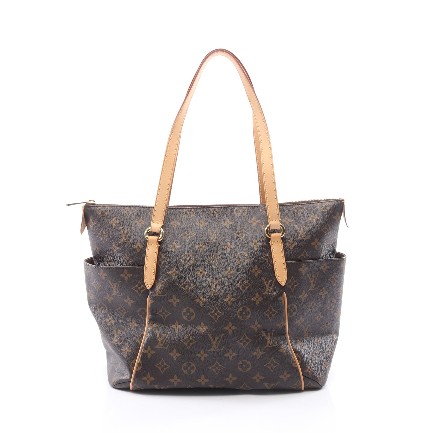 トータリーMM モノグラム ショルダーバッグ トートバッグ PVC レザー ブラウン ルイヴィトン バッグ LOUIS VUITTON
