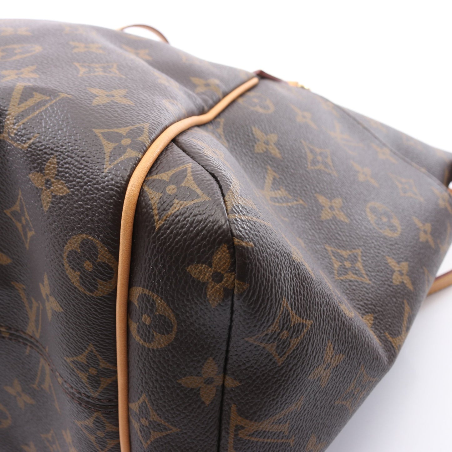 トータリーMM モノグラム ショルダーバッグ トートバッグ PVC レザー ブラウン ルイヴィトン バッグ LOUIS VUITTON
