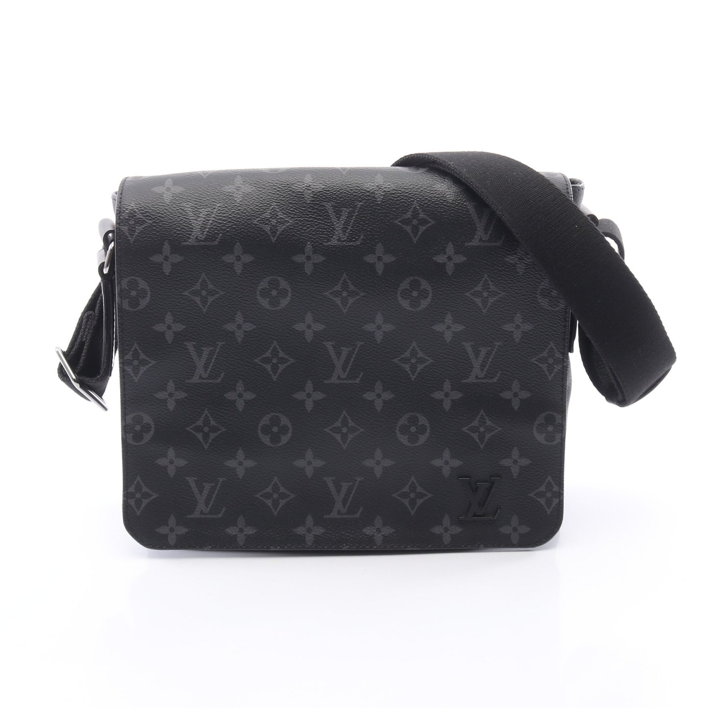ディストリクトPM NM モノグラムエクリプス ショルダーバッグ PVC レザー ブラック ルイヴィトン バッグ LOUIS VUITTON