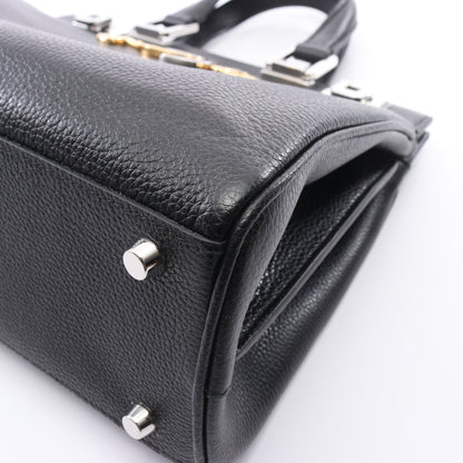 ズゥミ スモール 2WAYトップハンドルバッグ ハンドバッグ レザー ブラック グッチ バッグ GUCCI