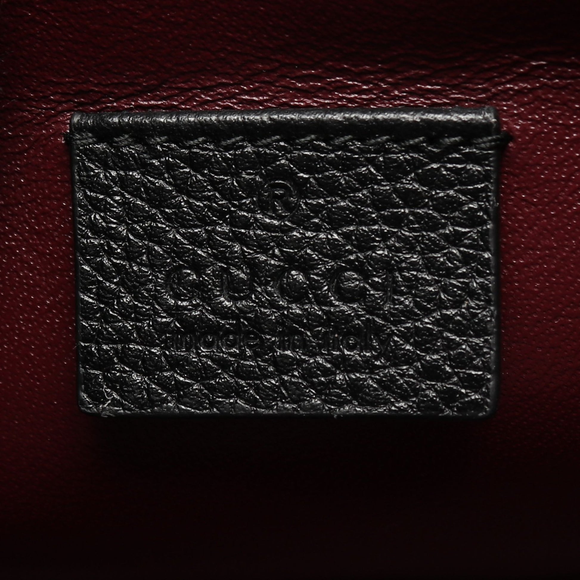 ズゥミ スモール 2WAYトップハンドルバッグ ハンドバッグ レザー ブラック グッチ バッグ GUCCI