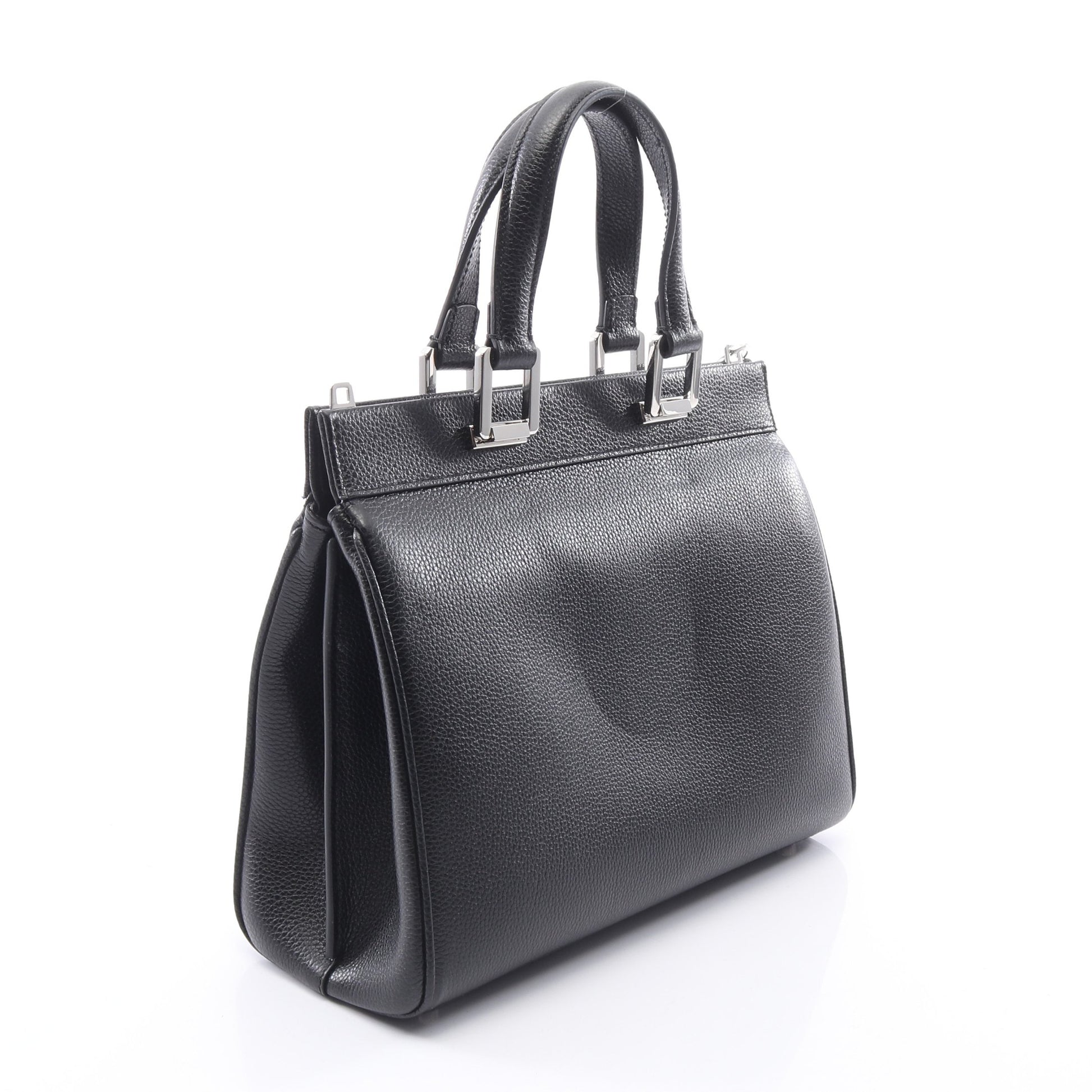 ズゥミ スモール 2WAYトップハンドルバッグ ハンドバッグ レザー ブラック グッチ バッグ GUCCI