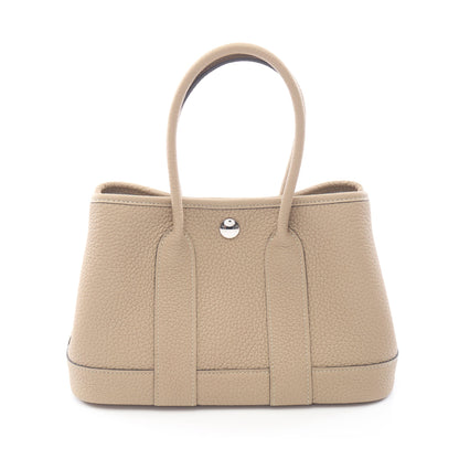 ネオガーデン23 トレンチ ハンドバッグ ネゴンダ ベージュ シルバー金具 K刻印 エルメス バッグ HERMES