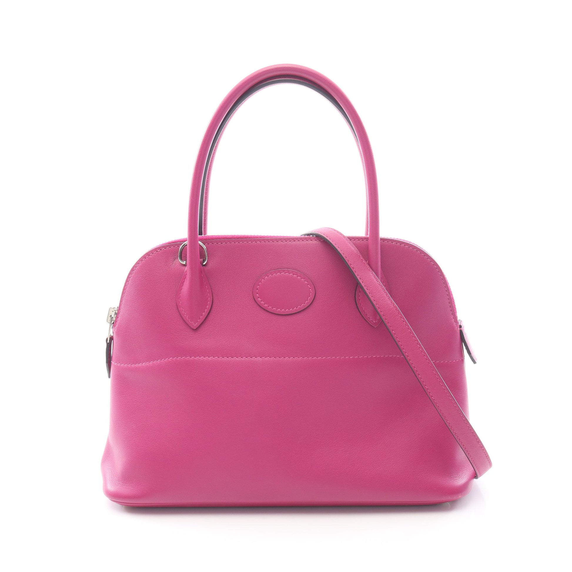 ボリード27 ローズパープル 2WAY ハンドバッグ ヴォースイフト ピンクパープル シルバー金具 A刻印 エルメス バッグ HERMES