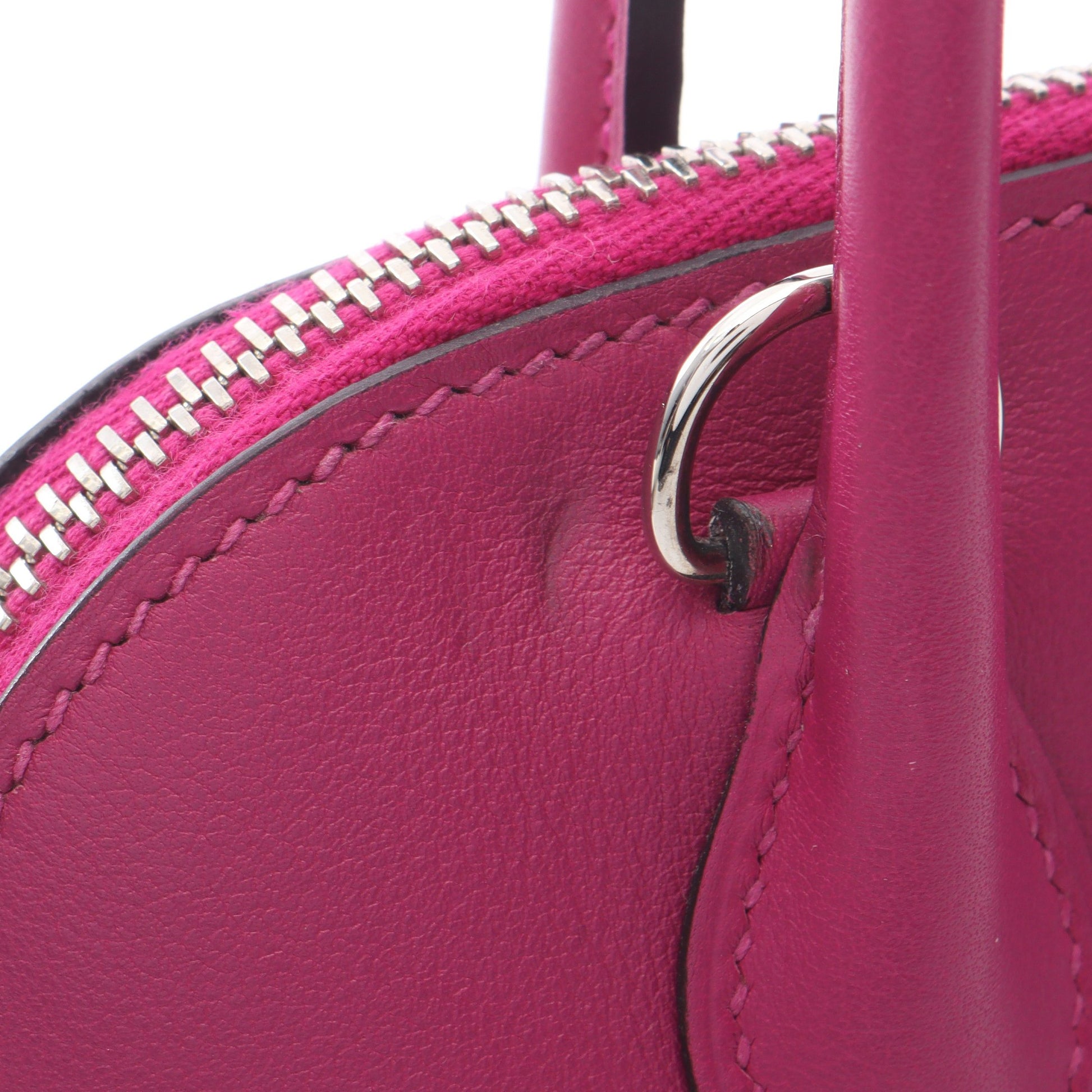 ボリード27 ローズパープル 2WAY ハンドバッグ ヴォースイフト ピンクパープル シルバー金具 A刻印 エルメス バッグ HERMES