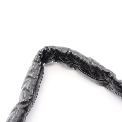 モナコ スリングバッグ ワンショルダーバッグ レザー ブラック バレンシアガ バッグ BALENCIAGA