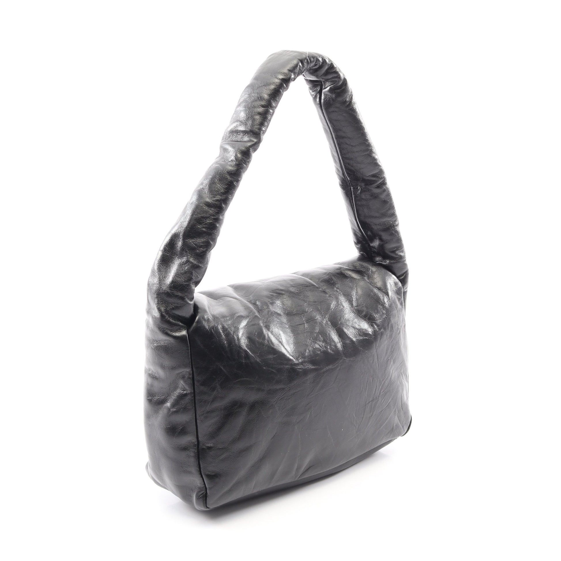 モナコ スリングバッグ ワンショルダーバッグ レザー ブラック バレンシアガ バッグ BALENCIAGA