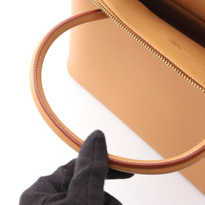 ボリード35 ナチュラル 2WAY ハンドバッグ クシュベル ベージュ ゴールド金具 □B刻印 エルメス バッグ HERMES