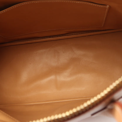 ボリード35 ナチュラル 2WAY ハンドバッグ クシュベル ベージュ ゴールド金具 □B刻印 エルメス バッグ HERMES